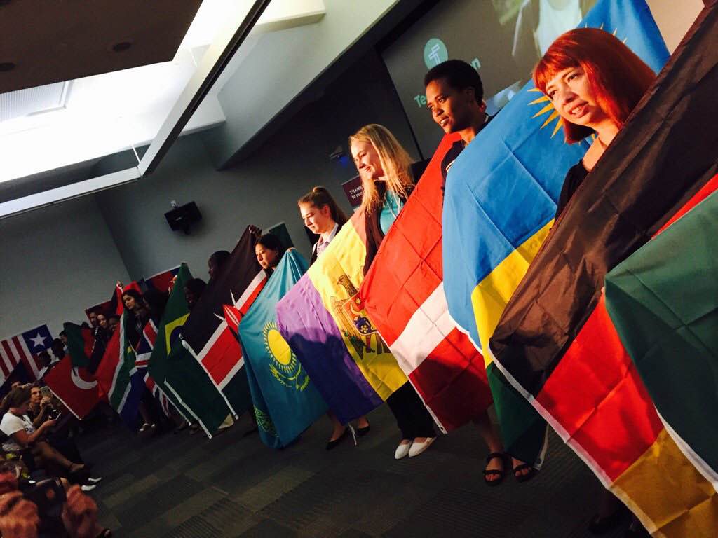 2016 Technovation World Pitch awards ceremony with 26 countries represented