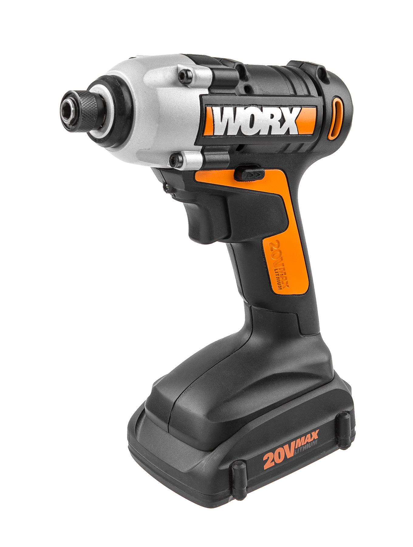WORX® 20V Impact Driver delivers 950 in.-lbs. of torque.