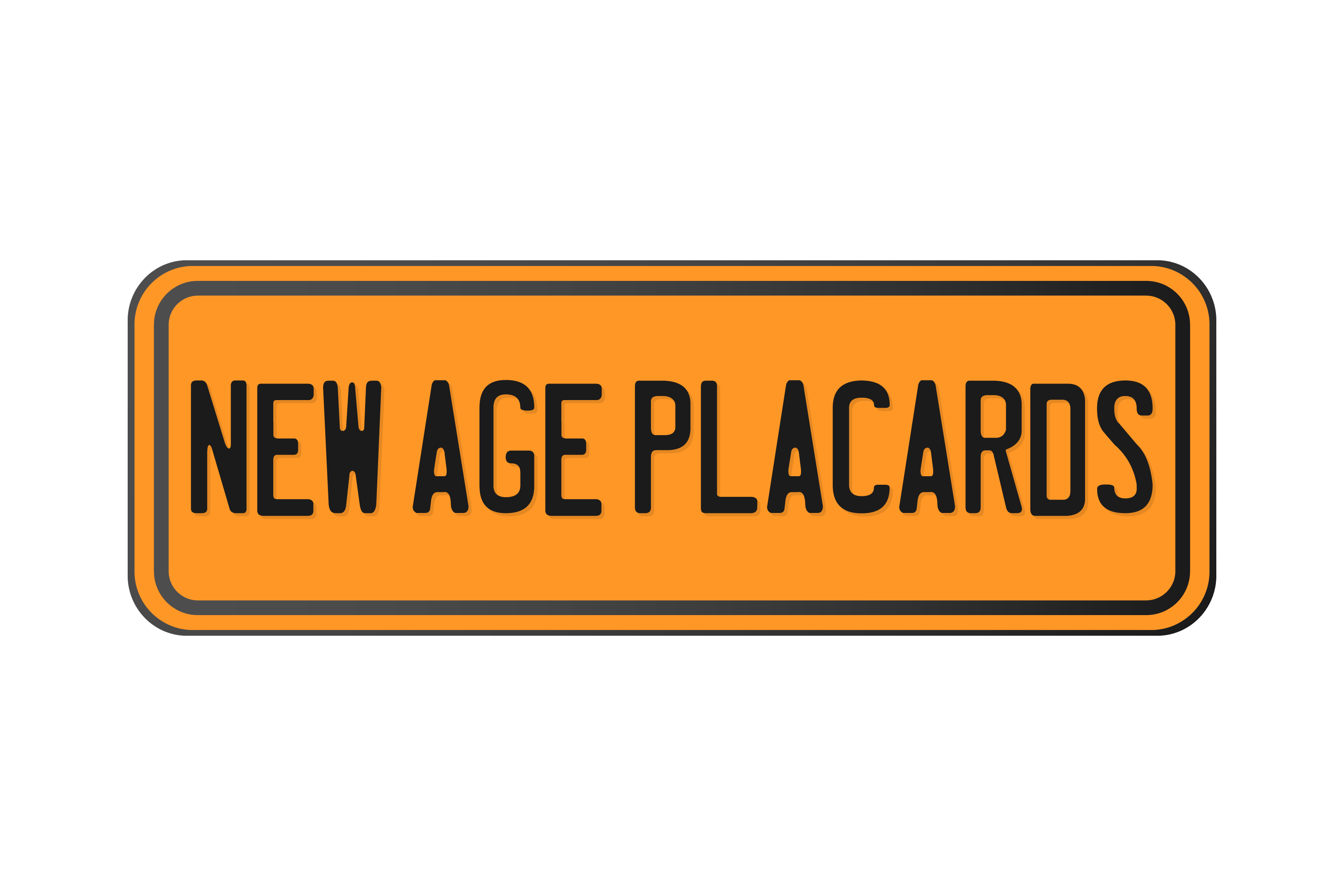 New Age Placards are customizable, digital truck signs that can be used in place of the current signs already on trucks.