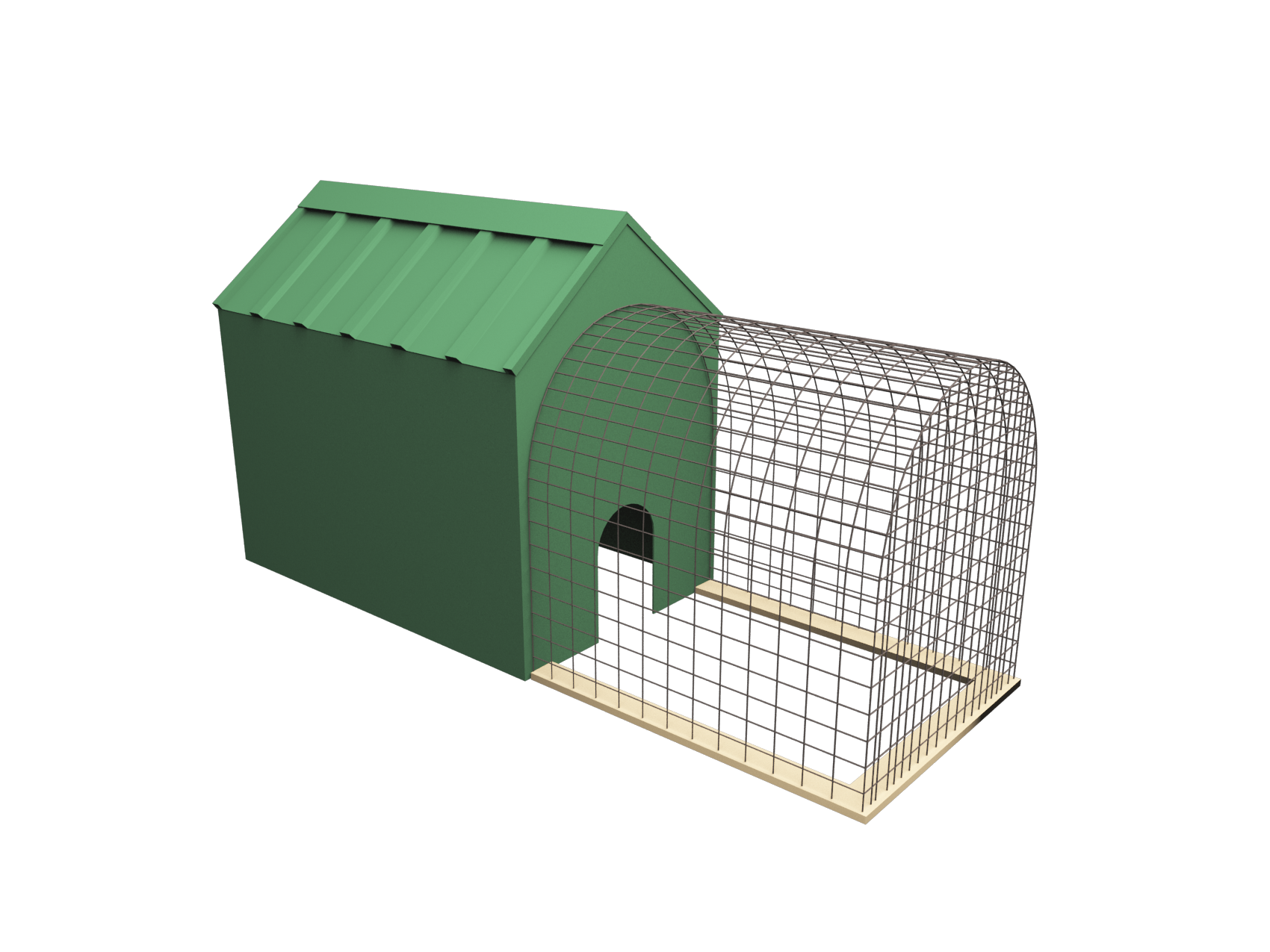 The Hen Coop is a farm invention specially designed to provide predator-proof poultry coop for chickens.