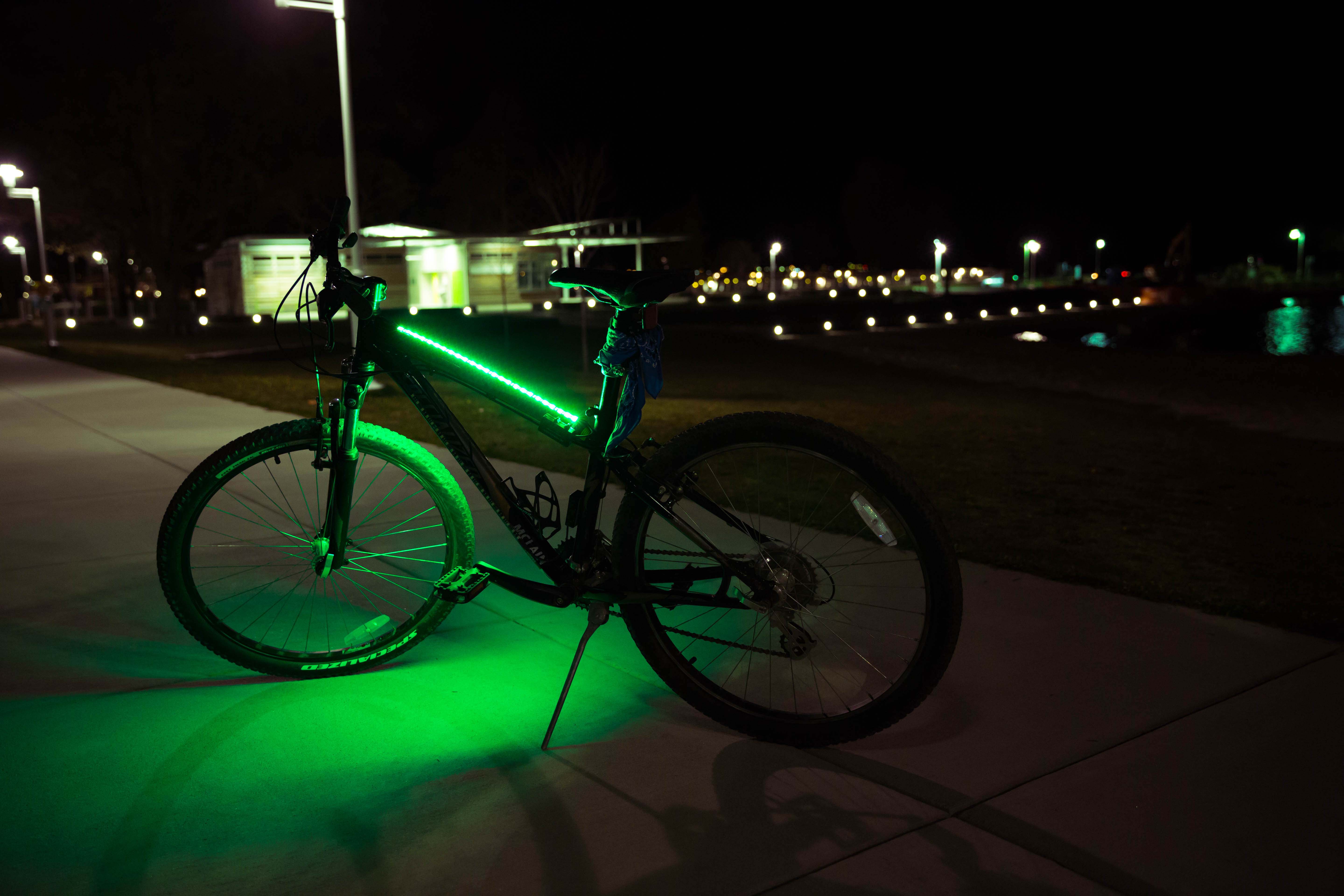 Pump up the cool factor on any bike with Action Glow lights.