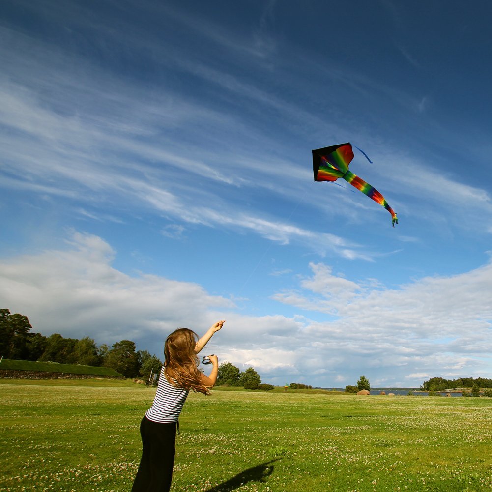 aGreatLife Huge Rainbow Kite for Kids