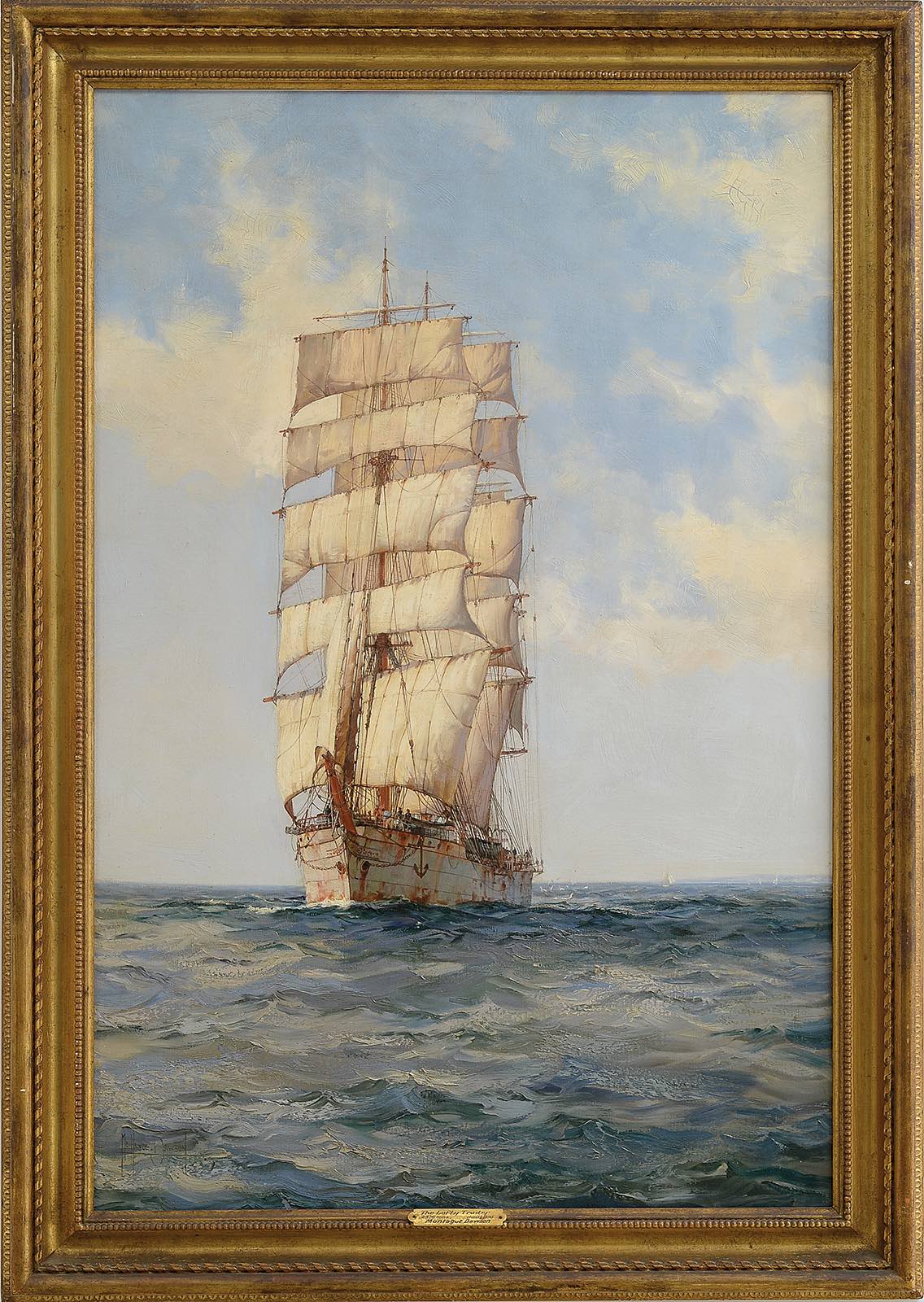 MONTAGUE DAWSON'S THE LOFTY TRADER, estimated at $40,000-60,000.