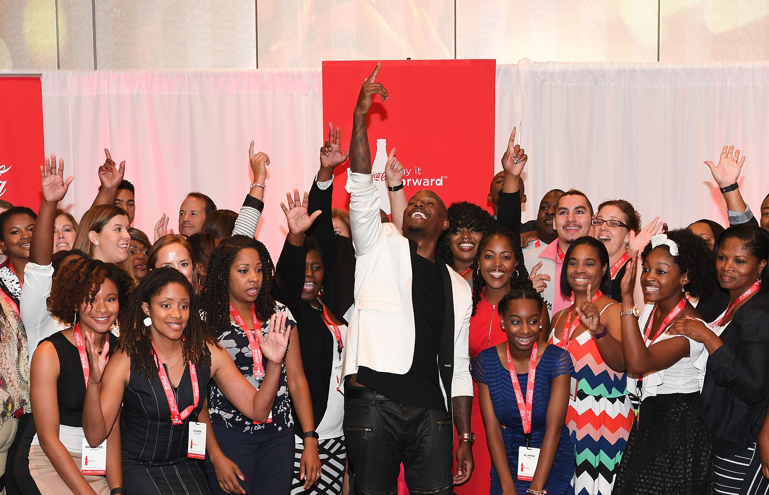 Coca-Pay It Forward Academy celebrity ambassador Tyrese Gibson shares insights and celebrates with teens at this year’s closing ceremony.