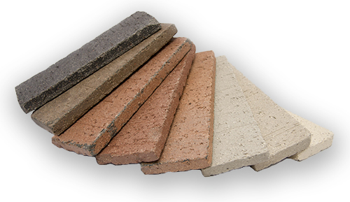 Royal Thin Brick is available in a variety of kiln fired colors.