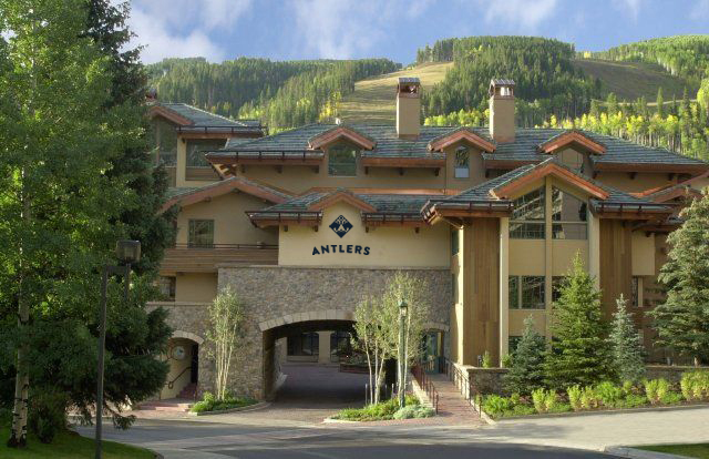 Platinum-ranked Antlers at Vail hotel provides all-suite lodging in its quiet-but-central Vail Lionshead location adjacent to Gore Creek and just steps from dining, shopping and Eagle Bahn gondola.