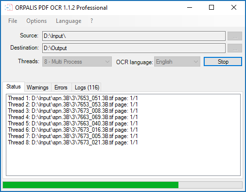 PDF OCR Pro multithreading