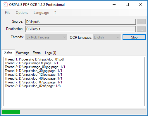 PDF OCR Pro file formats