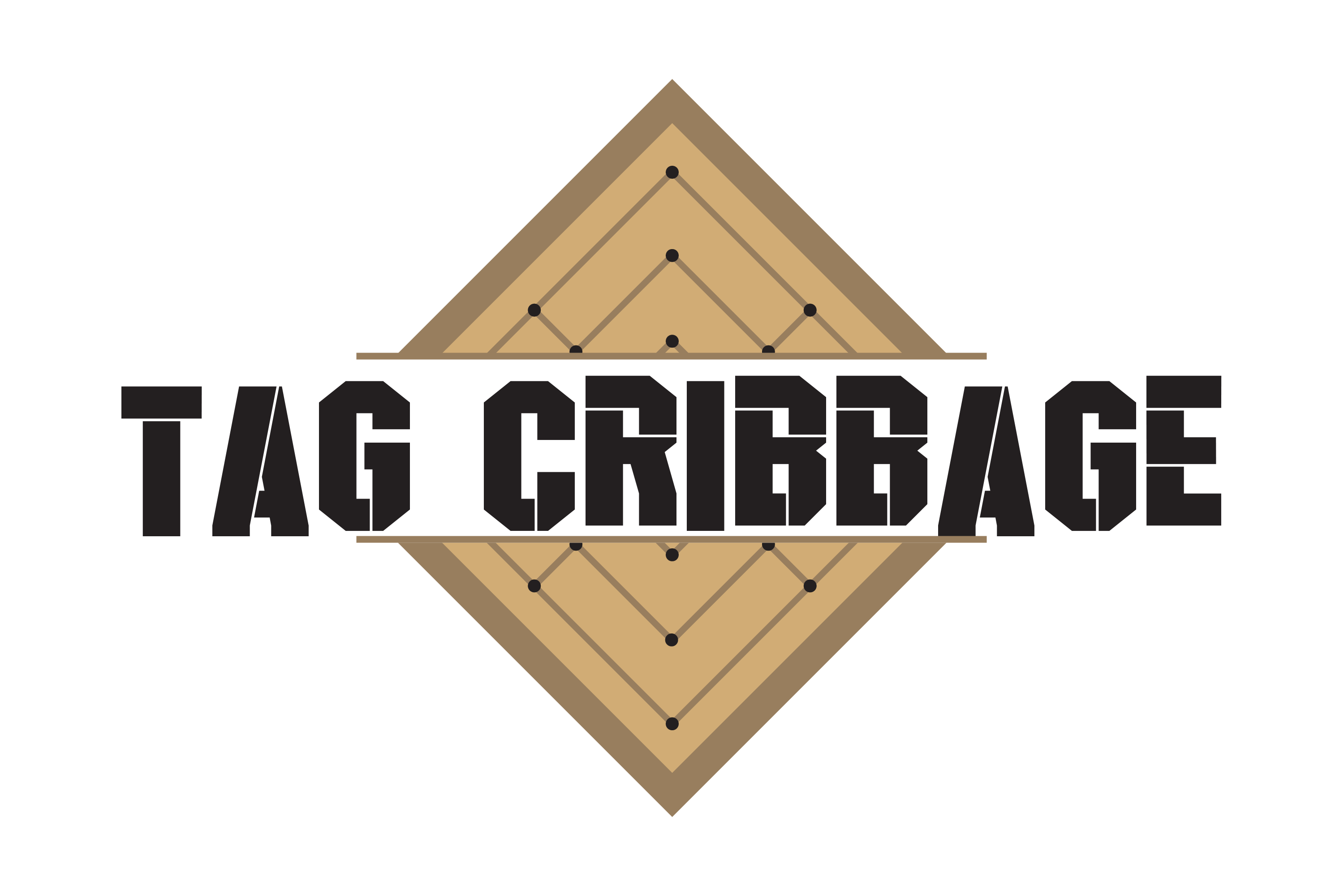 Tag Cribbage follows the same rules as regular Cribbage, but with one major difference.