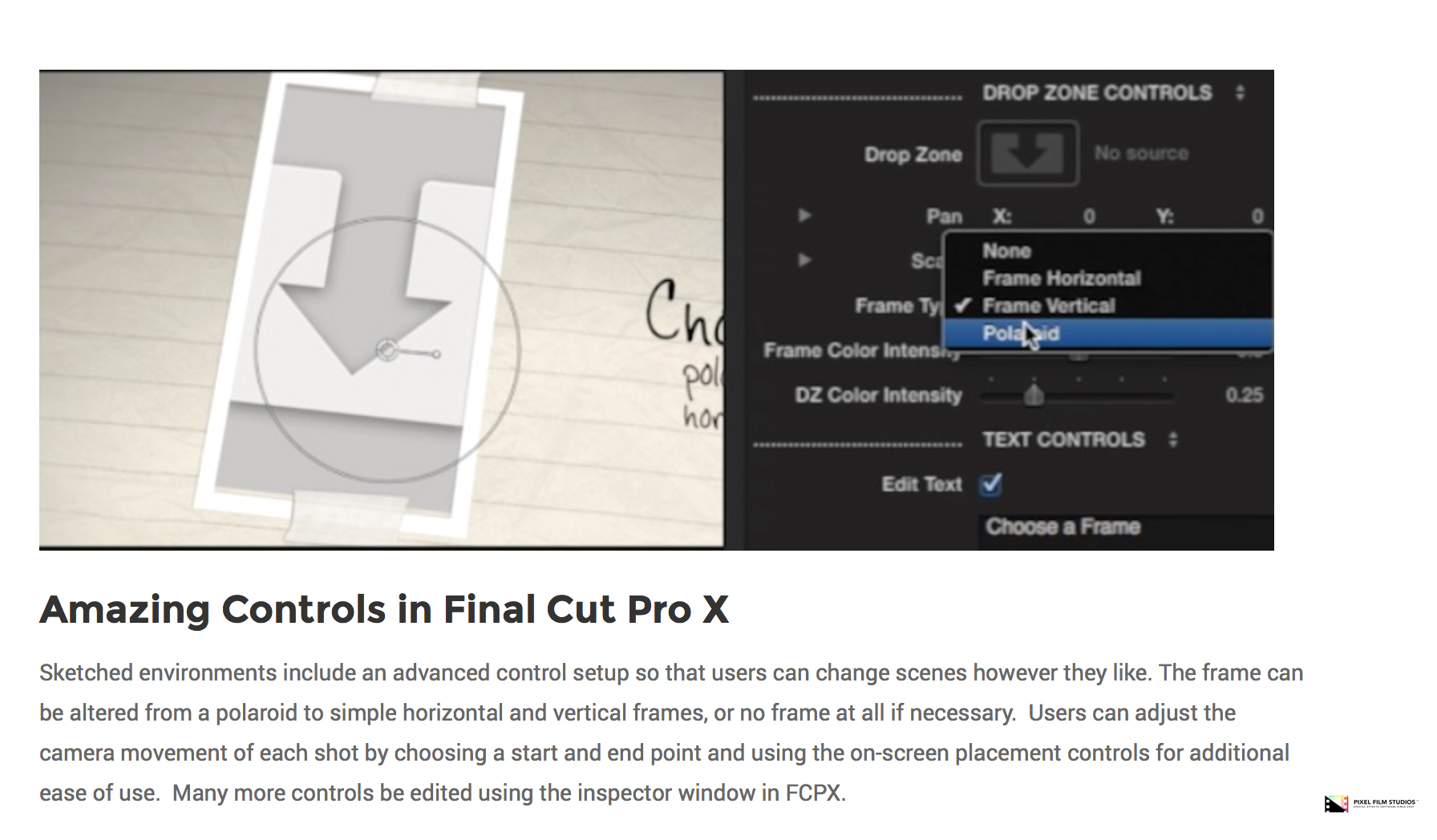 Pixel Film Studios - Sketched - FCPX Plugin