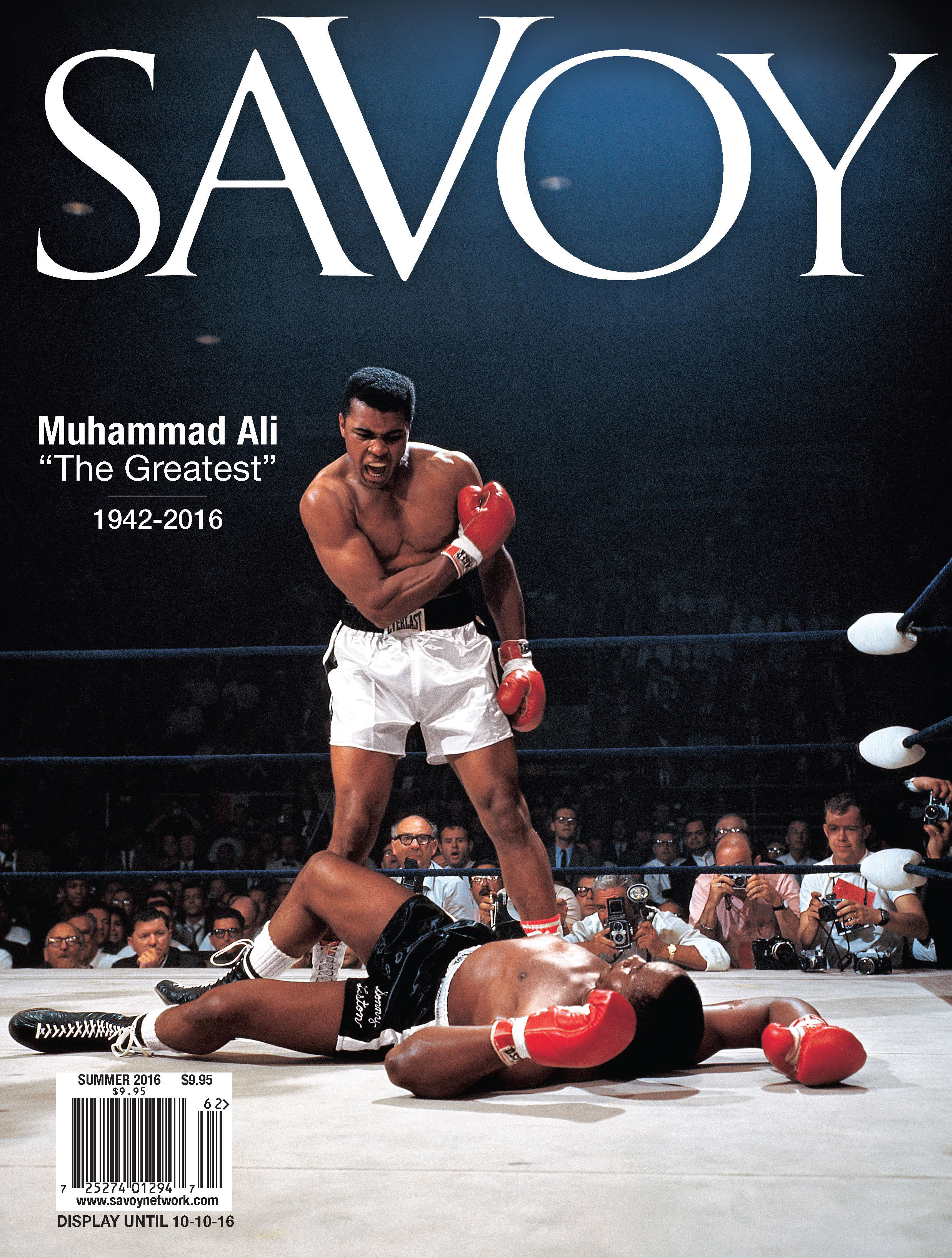 Savoy's Summer Issue Also Features a Tribute to Muhammad Ali on the 2nd Alternate Cover