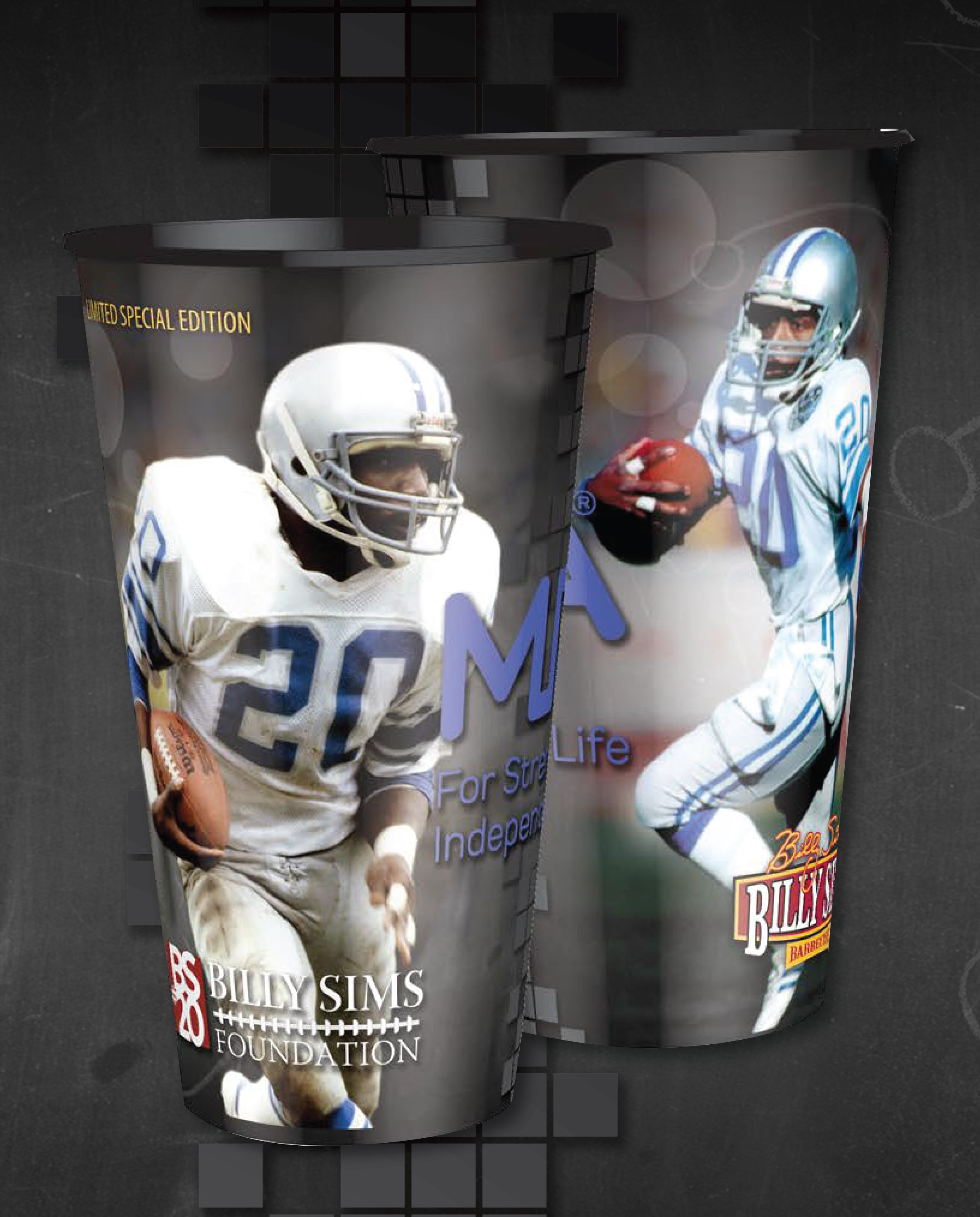 Billy Sims Collector's Cup