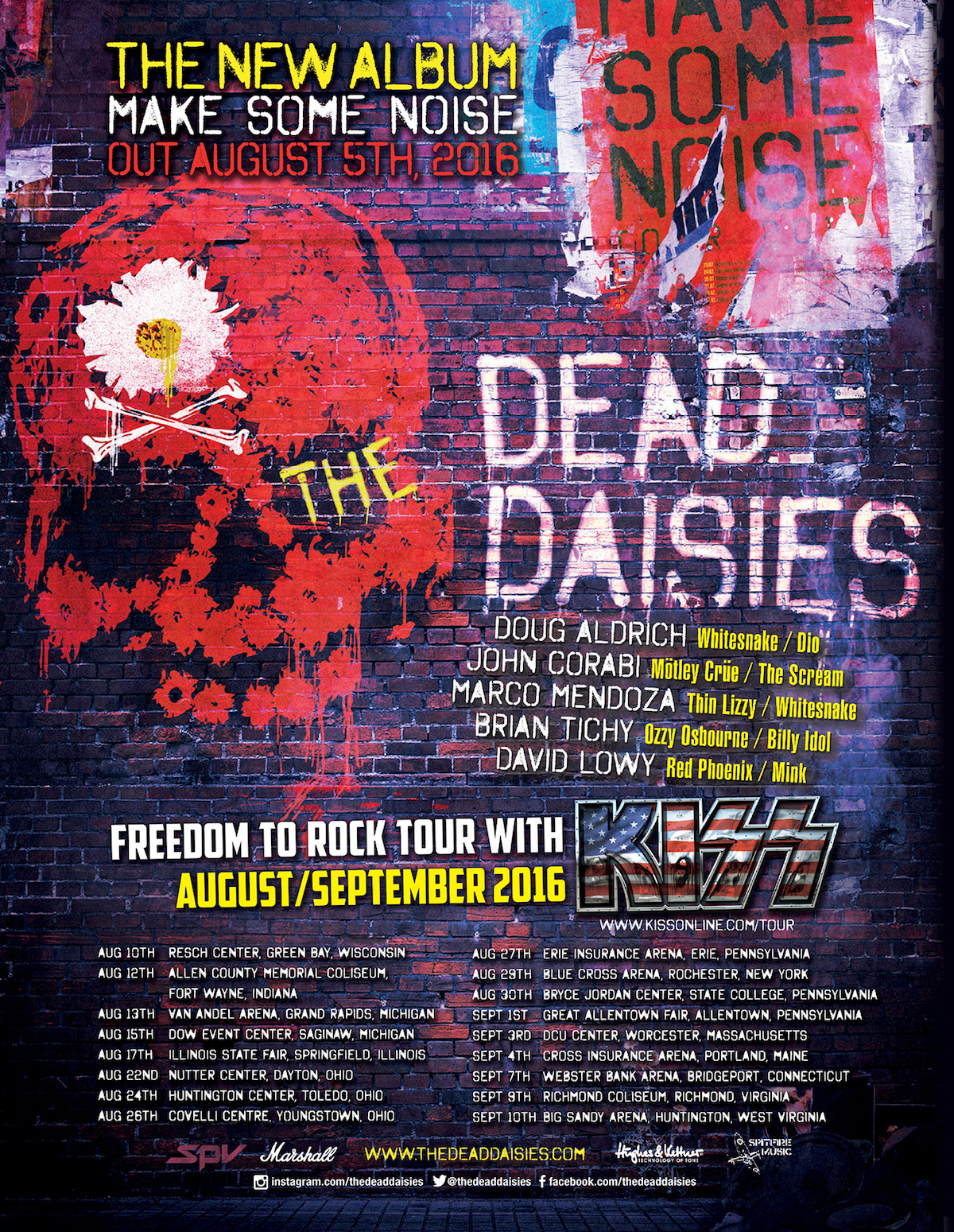 Catch The Dead Daisies on tour this summer!
