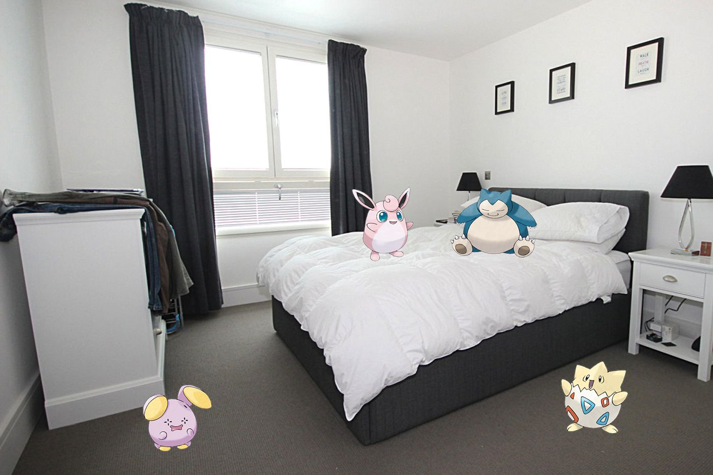 Wigglytuff thinks the bed is too lumpy