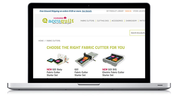 AccuQuilt Unveils New Website for Canadian Quilters