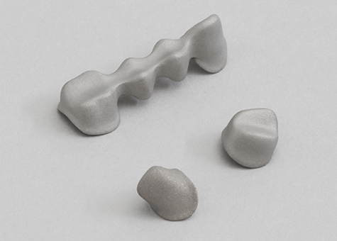 Argen Digital’s SLM HN substructures made by Concept Laser’s LaserCUSING® technology (3D metal printing), available from single unit crowns to 6-unit bridges.