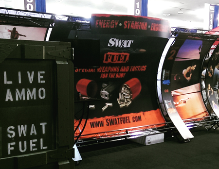 Swat Fuel Team Booth at TheFitExpo