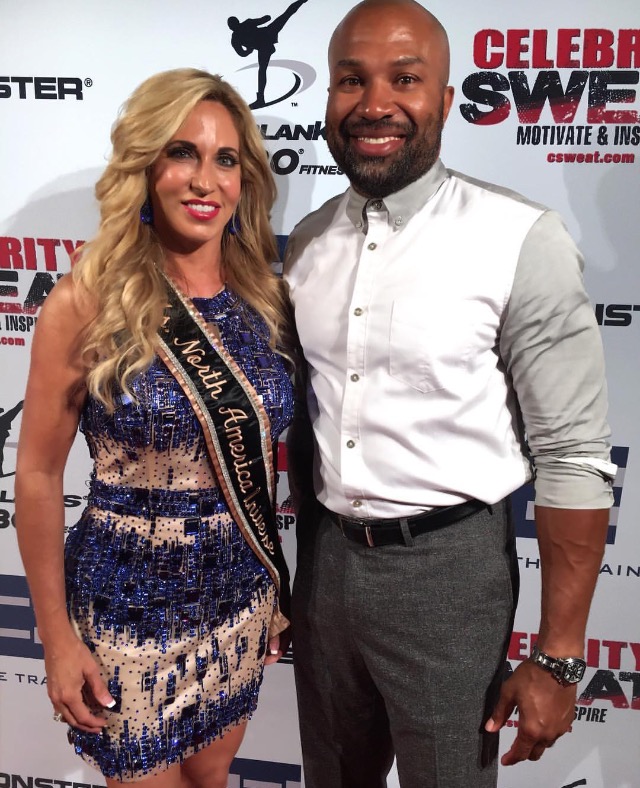 Carla Gonzalez, Ms. North America Universe 2016 attended the Celebrity Sweat ESPY’s VIP After Party where she was pictured on the red carpet with Derek Fisher, a five-time NBA Champion