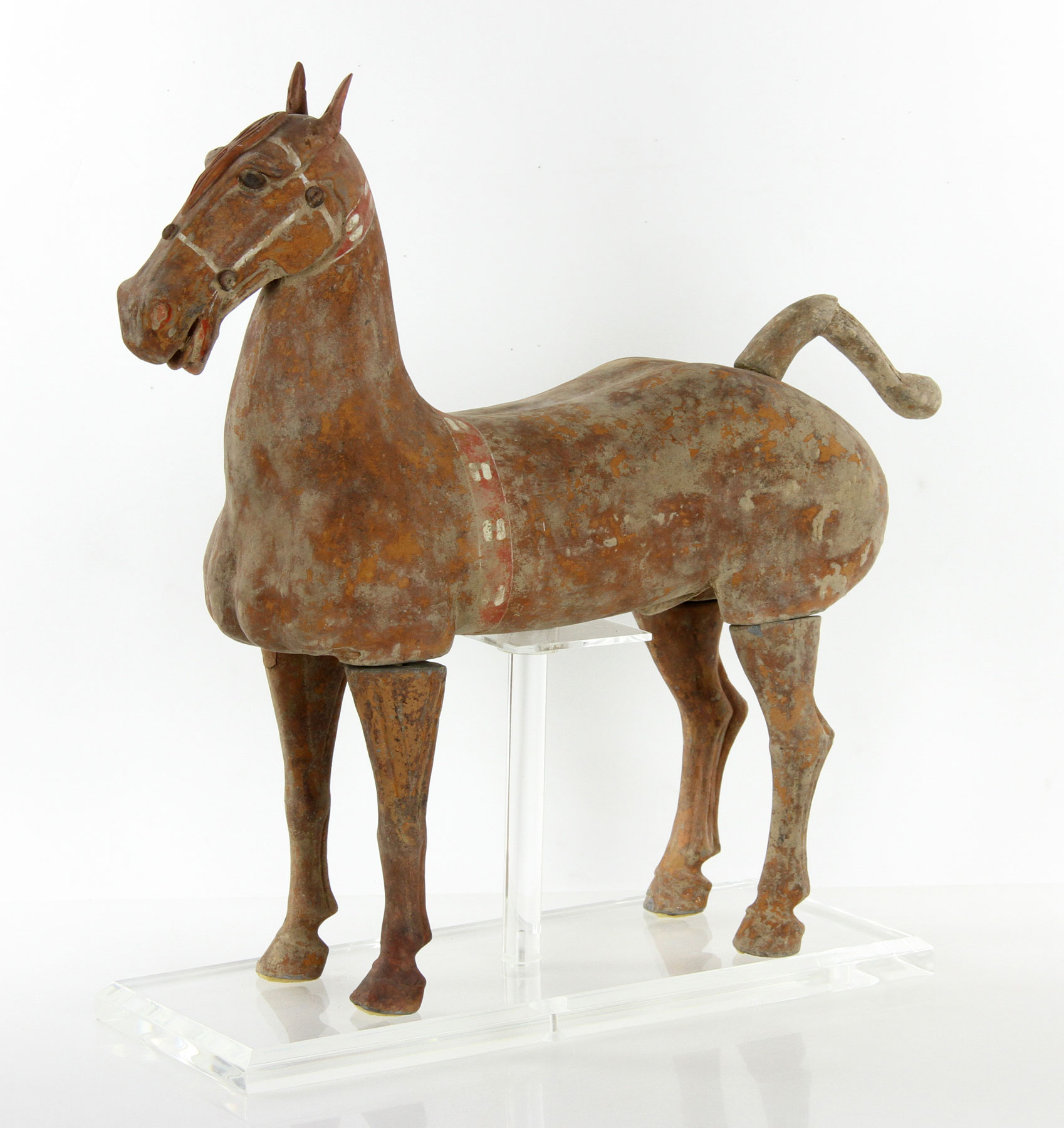 Han dynasty pottery horse