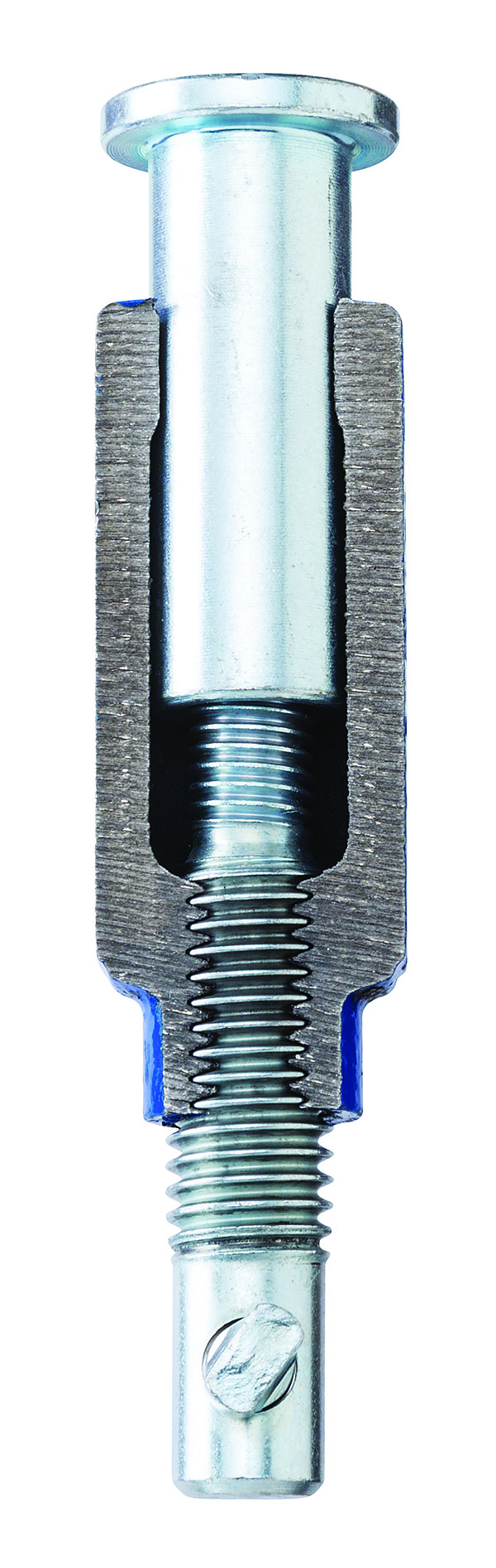 The double threads provide faster clamp head advancement and tightening, and the enclosed design prevents glue from clogging the threads.