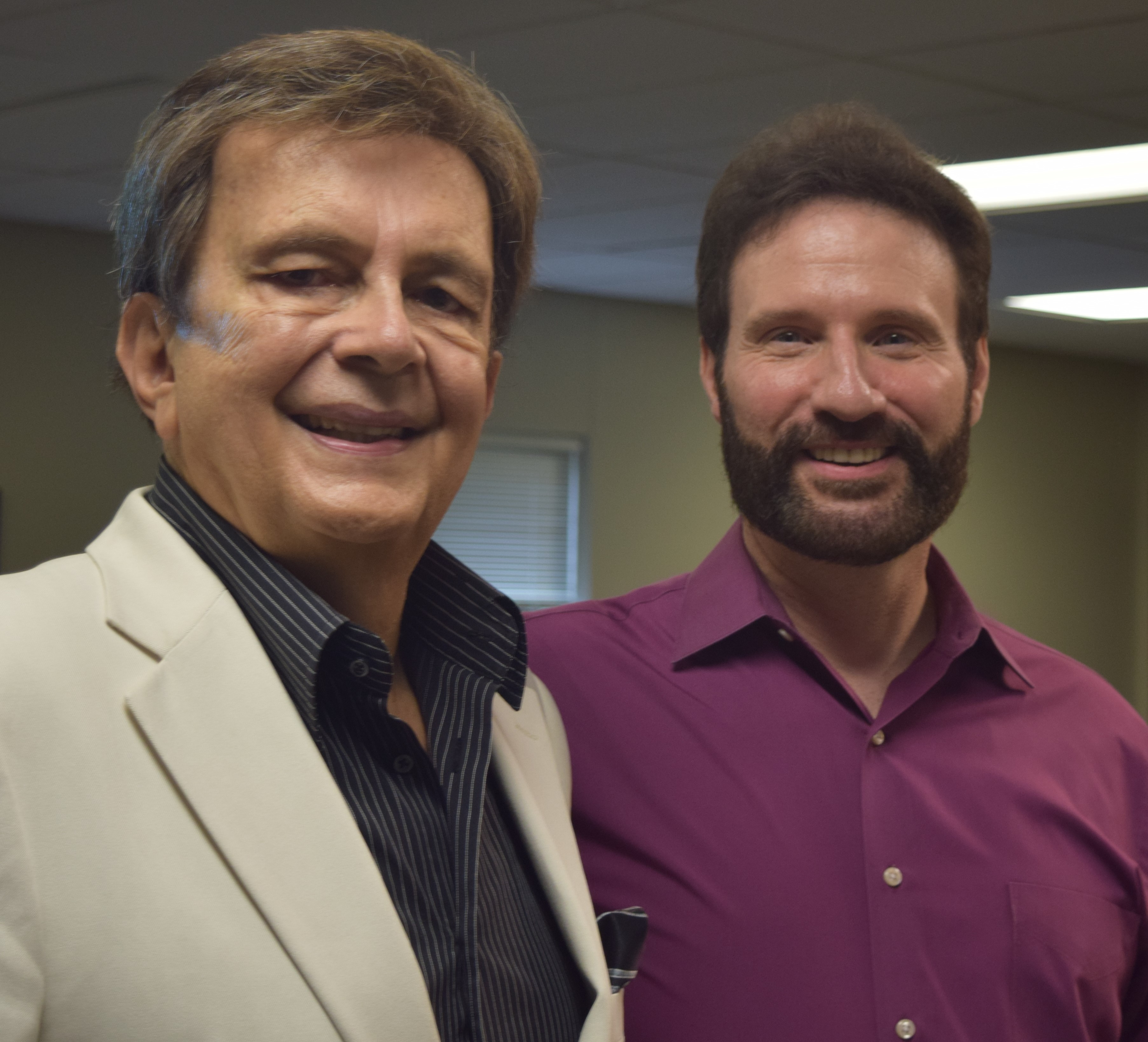 From left are Ed Silvoso and Chuck Proudfit, founder and president of At Work on Purpose.