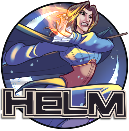 HELM Logo with Luna