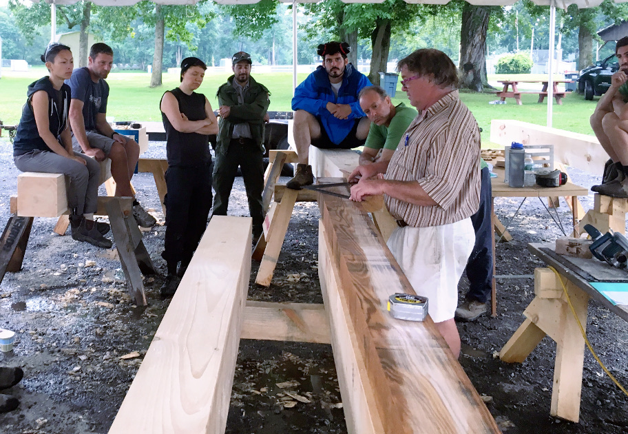 The Timber Framers Guild Conference offers a variety of seminars with learning opportunities including ranging from historic and cultural timber framing building and preservation to modern design.