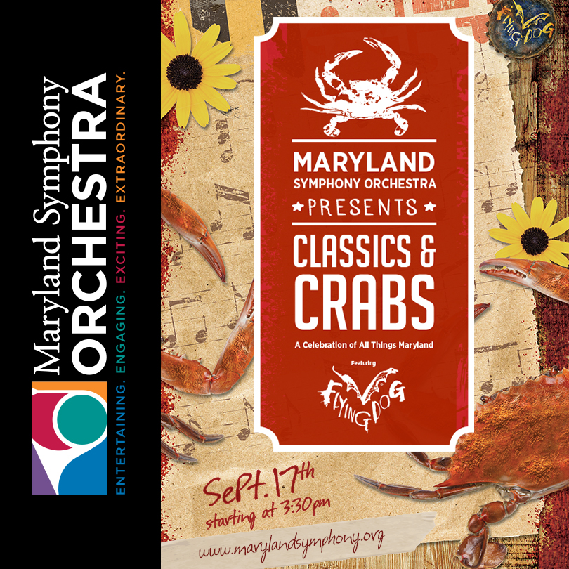 Maryland Symphony Orchestra Presents Classics & Crabs on Sept 17