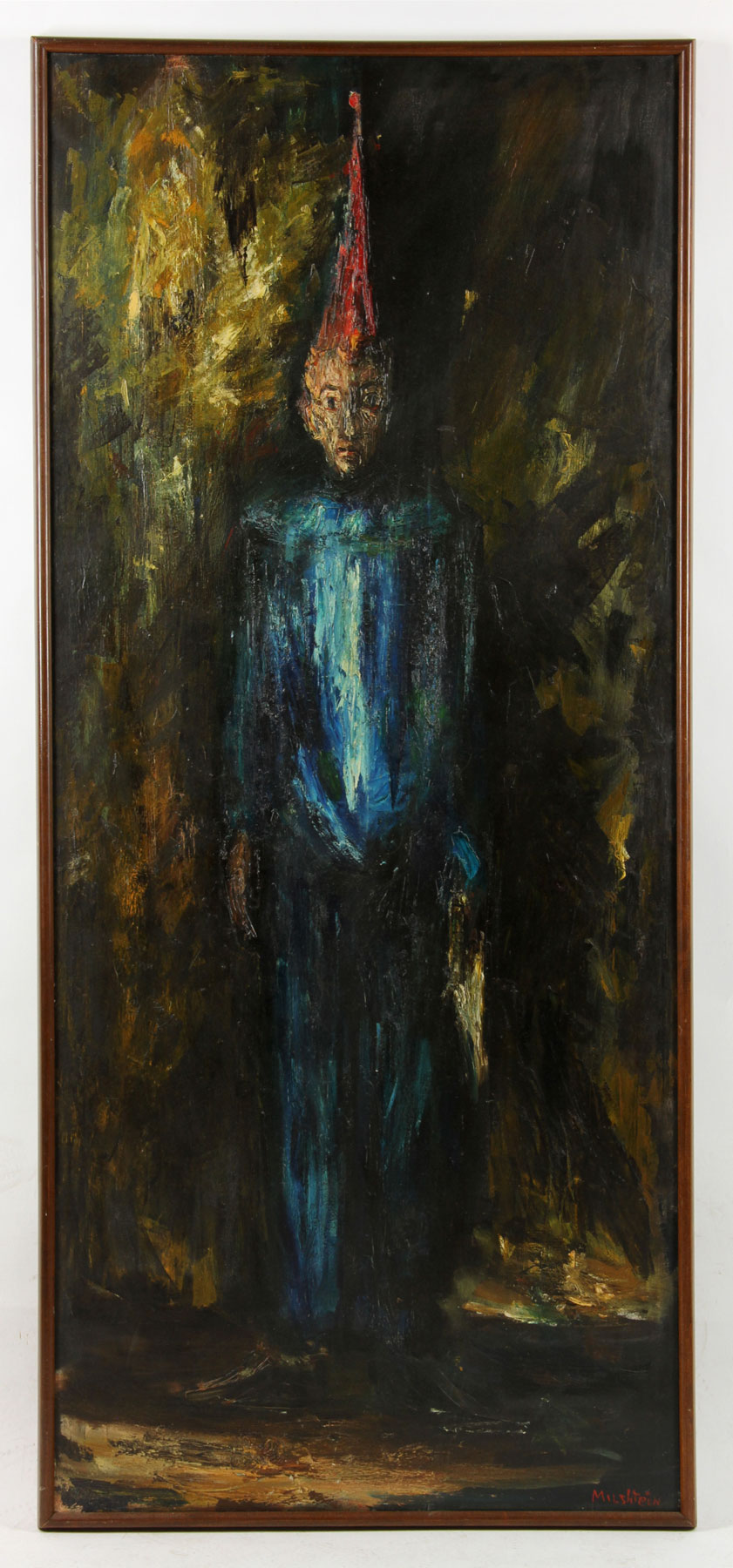 Milshtein, Clown, Oil on Canvas