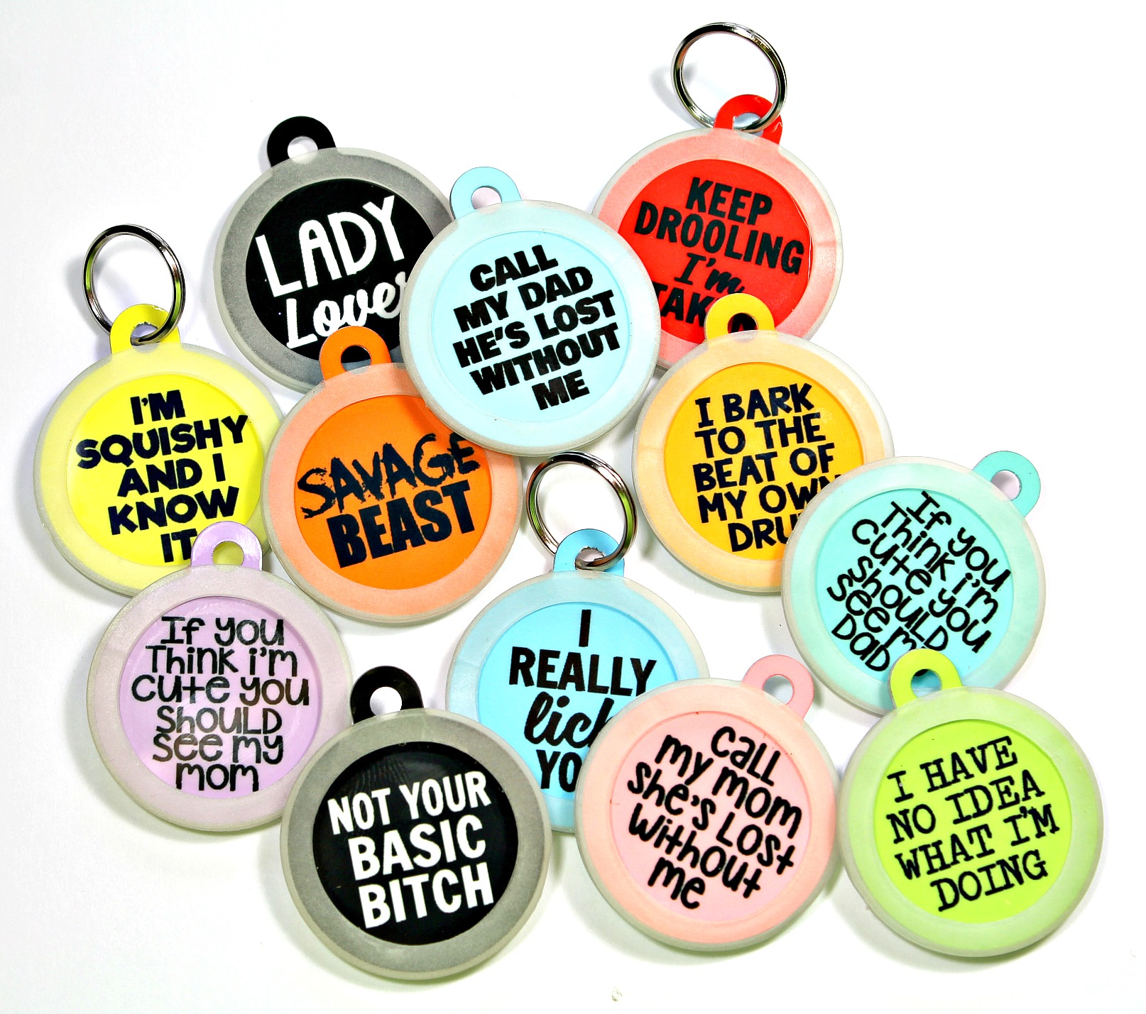 Cheeky Bad Tags start at $14.00 and include custom features.