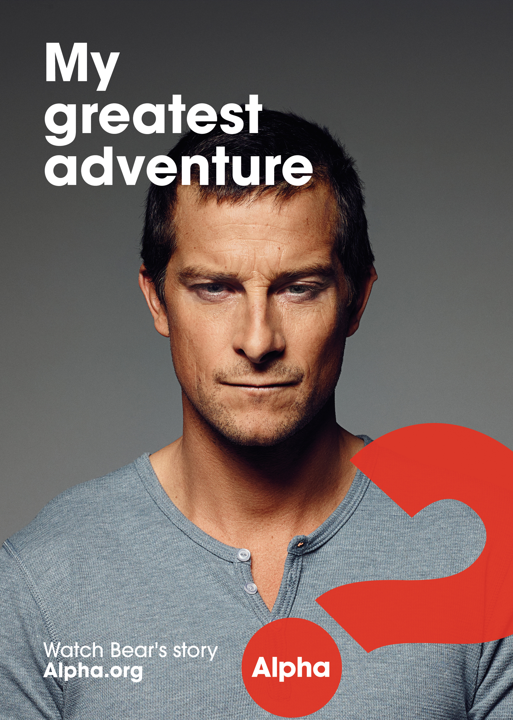 Bear Grylls fronts the Alpha Global Campaign
