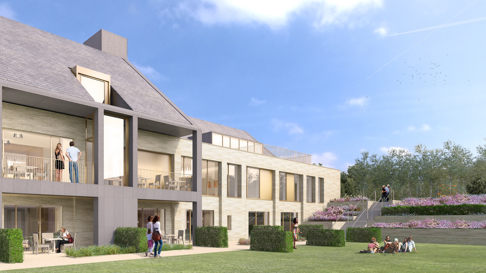 Visual of the new hospice in Glasgow