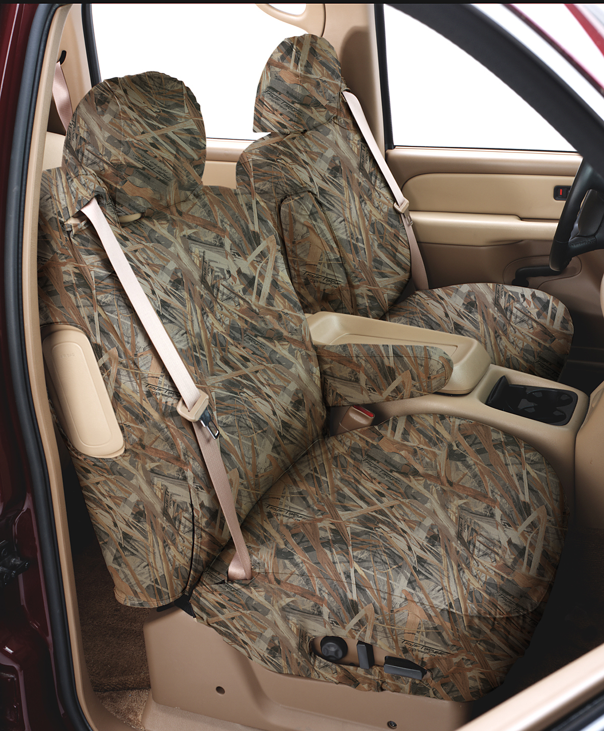 Covercraft Carhartt SeatSaver Seat Covers, Flooded Timber Camo