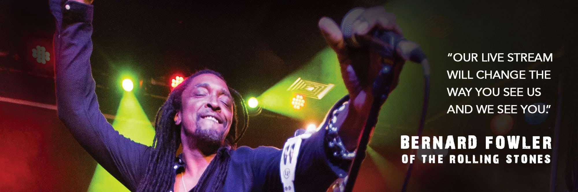 Bernard Fowler of the Rolling Stones, Adviser to Alert The Globe