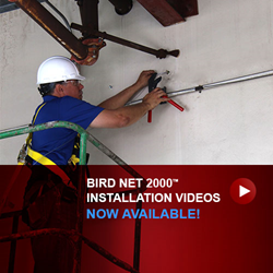 bird netting installation videos