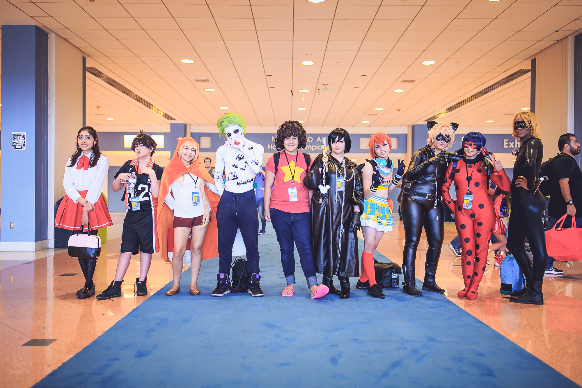 Group of Cosplayers from Florida Supercon 2016