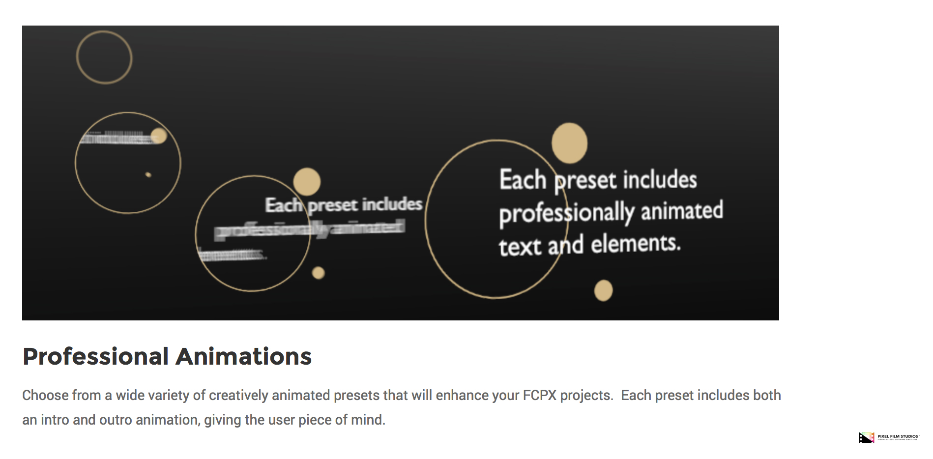FCPX Plugin - ProParagraph - Pixel Film Studios
