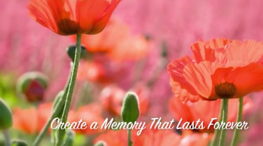 Flowers create memories that last forever.