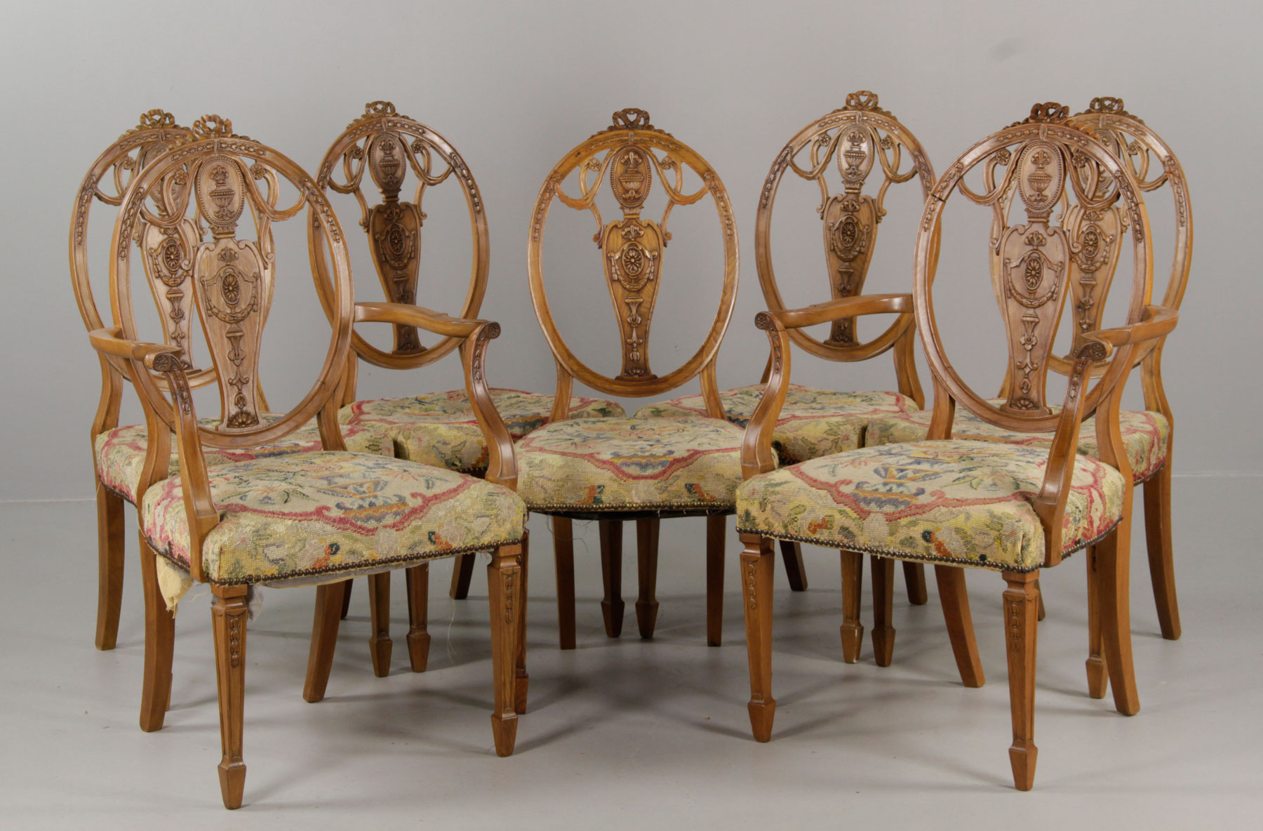 19th C. Hepplewhite Style Dining Chairs