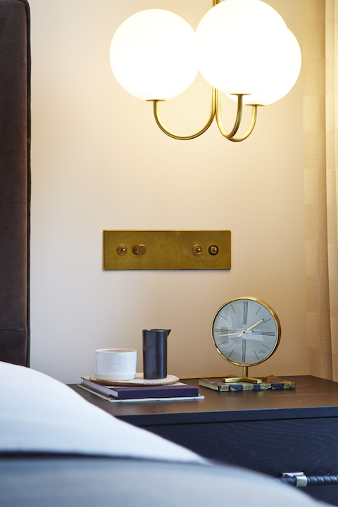 Bespoke Brass Light Switch for Gasholders by Wandsworth Electrical