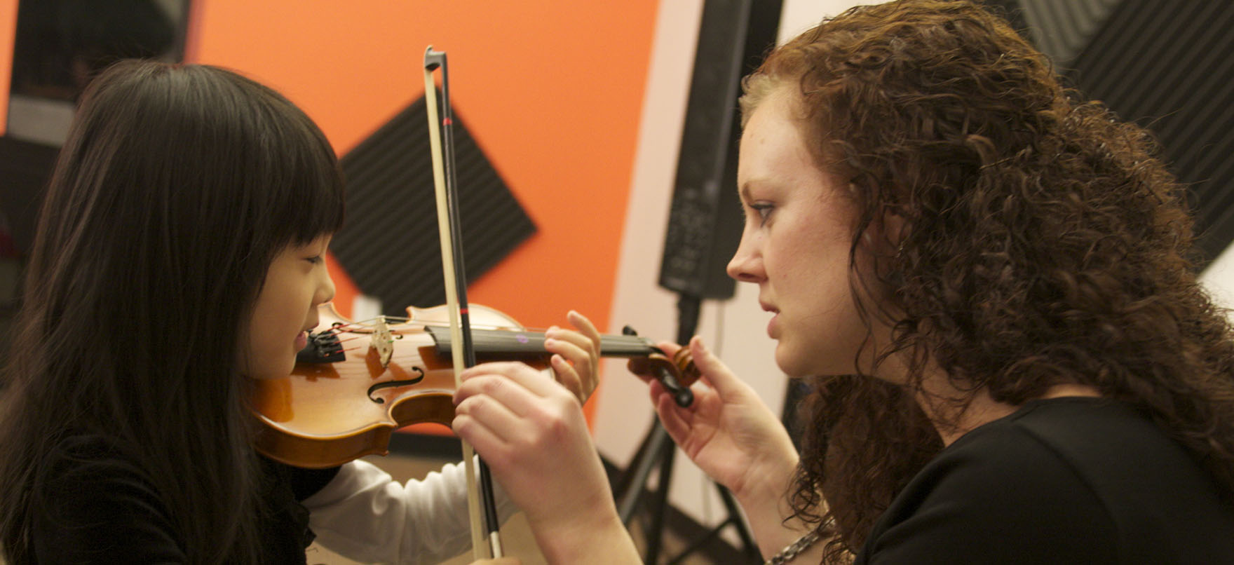 Heather Luhn working with a Real School student