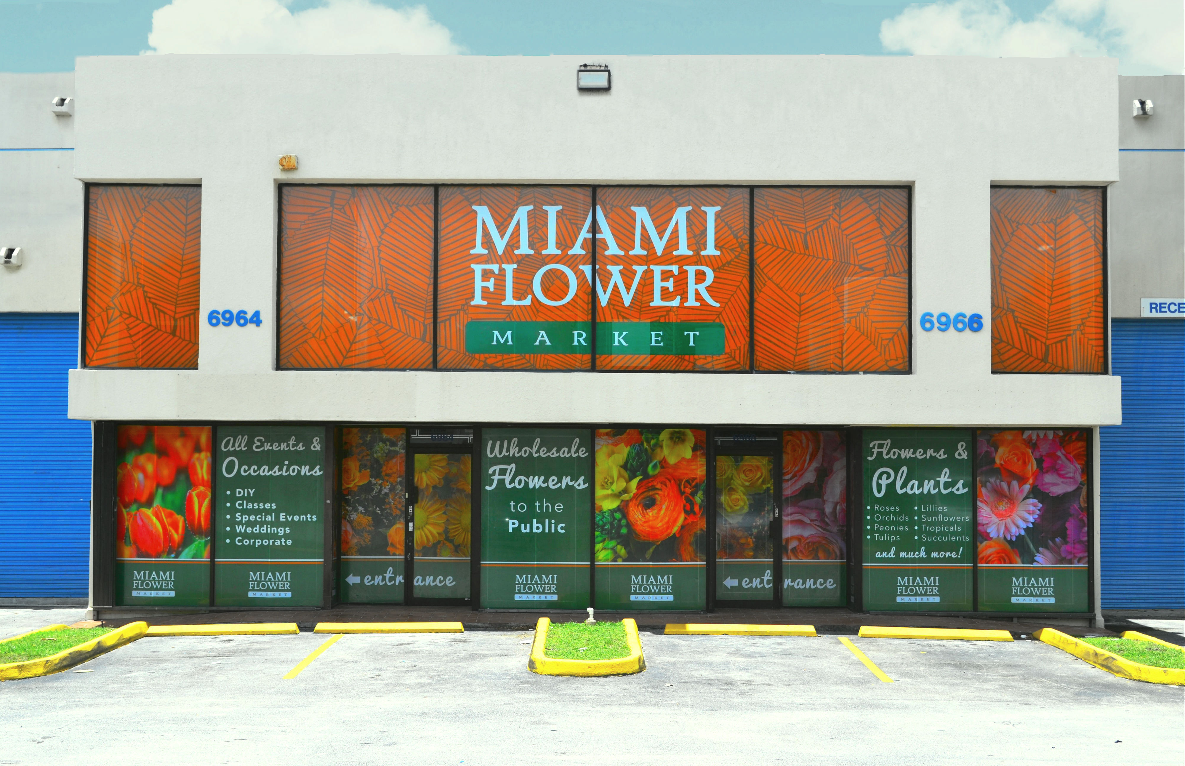 Miami Flower Market Storefront