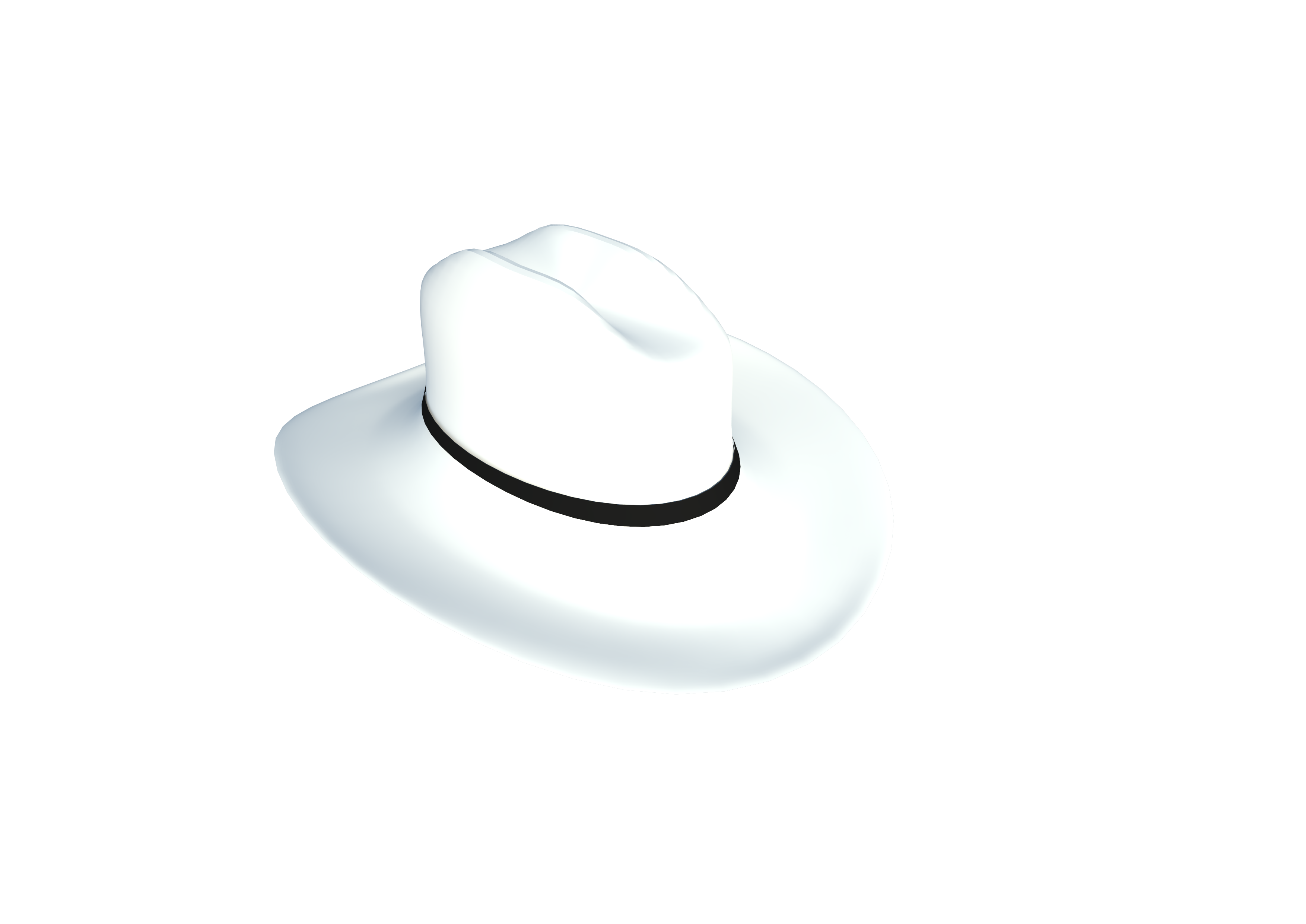 This invention is a cowboy hat with a pocket on the inside that is concealed between the head and the hat when it is worn.