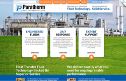 Screen Shot of Paratherm.com Website Home Page