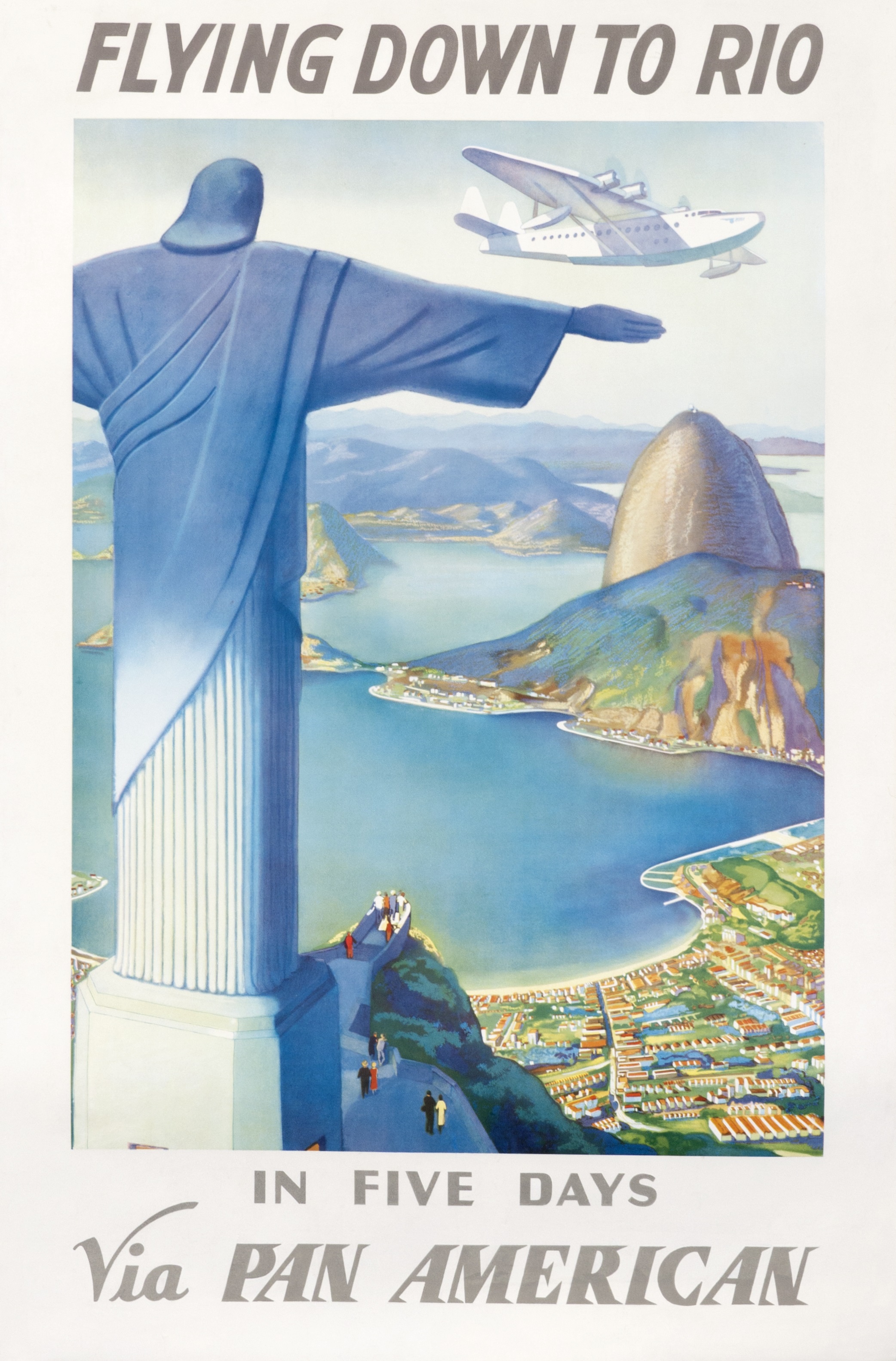 Flying Down to Rio in Five Days via Pan American, PG Lawler, c. 1939