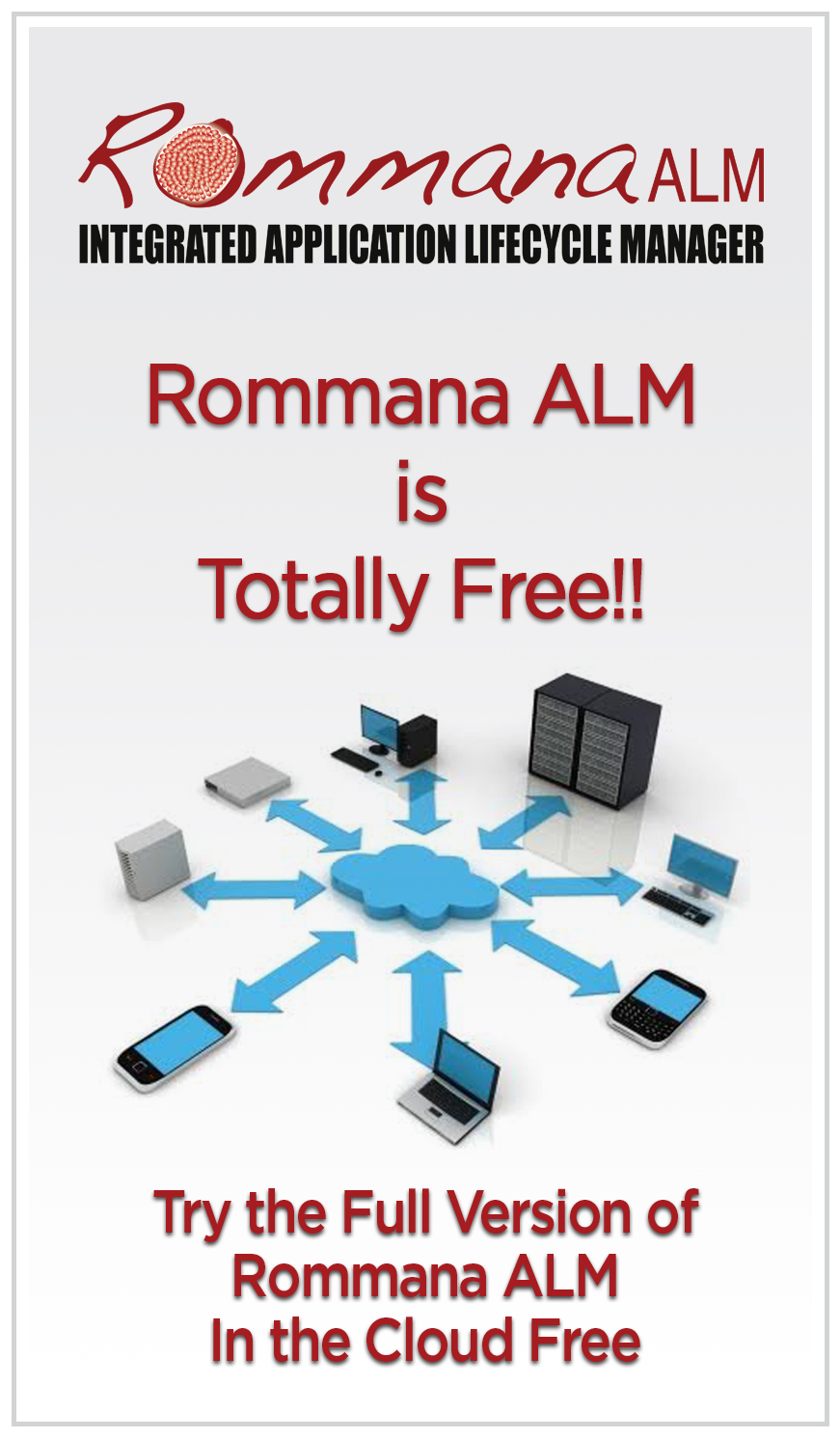Use the Full Version of Rommana ALM in the Cloud for Free