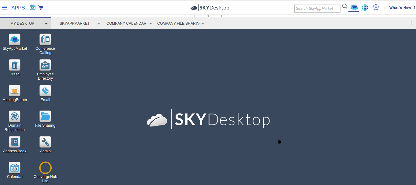 ConvergeHub in SkyDesktop
