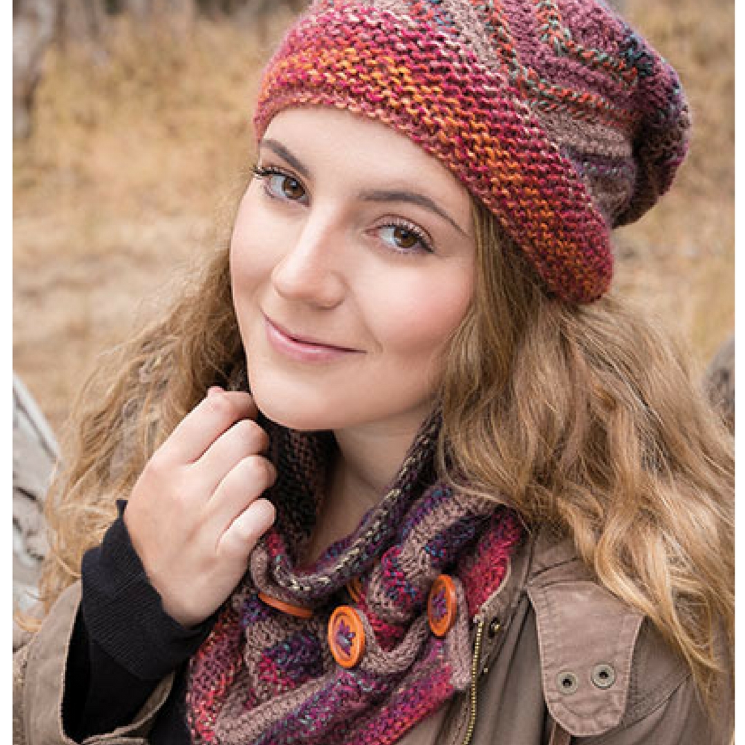 Annie's Autumn Bliss Fall/Winter 2016-17: Chinle Hat & Cowl Knit Pattern