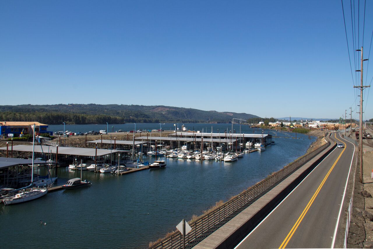 Port of Kalama is home to a marina for boating and sports enthusiasts.