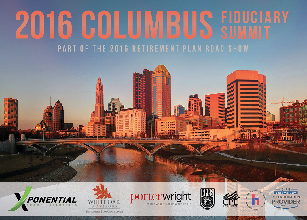 2016 Columbus Fiduciary Summit Gathers Employers and Industry Experts ...